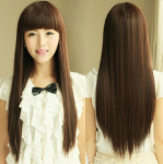 Cheveux synthétiques colorés de 65 cm pour extension cheveux (Lot 10 pièces）
